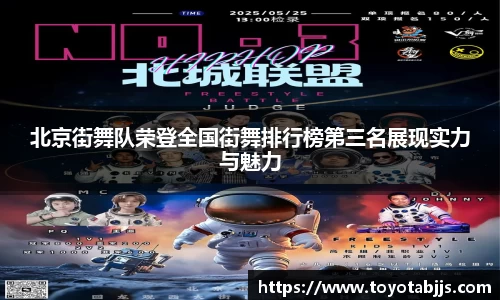 北京街舞队荣登全国街舞排行榜第三名展现实力与魅力